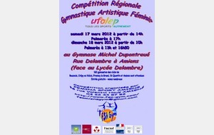 COMPETITION REGIONALE GAF