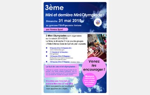 3ème MINI OLYMPIADE 31 MAI 2015