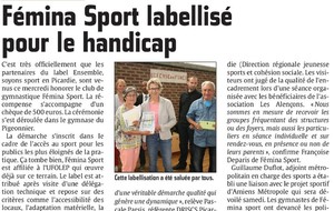 LABEL &quot;Ensemble soyons sport en Picardie&quot;