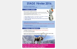 Stage de février 2016