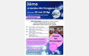 3ème et dernière mini-olympiade